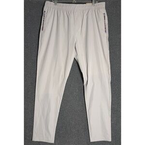 Wowie Pants Mens XL Gray Sapien Chino Stretch Drawstring Pull On Aztec NWT